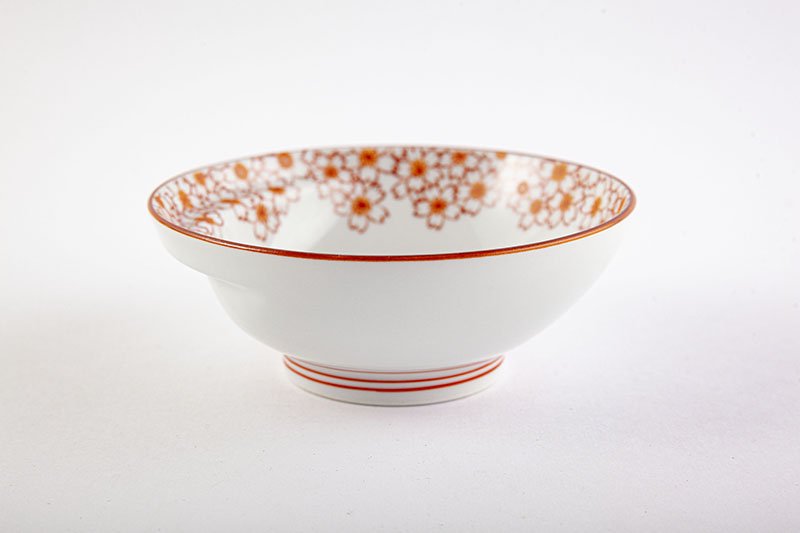 Cacomi -かこみ- 【鍋の取り皿13.5cm】 花詰 青・赤 2枚セット