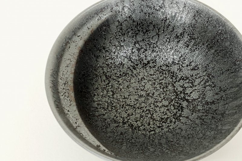 Cacomi -かこみ- 【鍋の取り皿13.5cm】 結晶 黒・銀 2枚セット