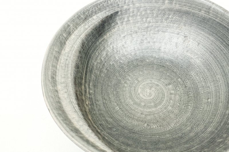 Cacomi -かこみ- 【鍋の取り皿13.5cm】 結晶 黒・銀 2枚セット