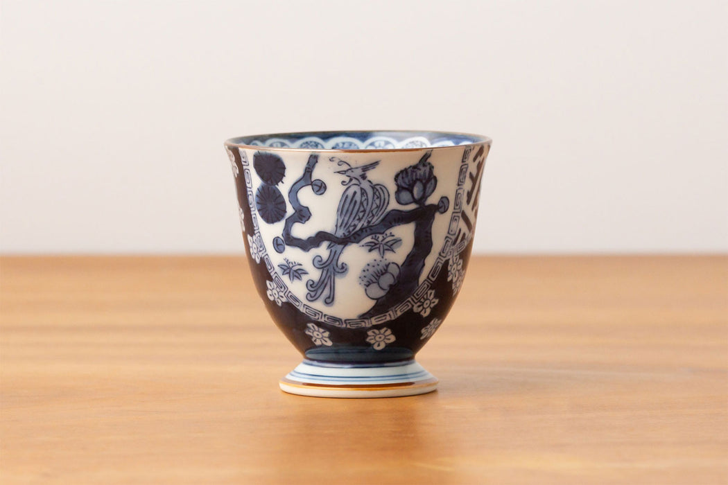 梅花と鳥の絵柄 陶器プレート 梅花と鳥の絵柄 陶器プレート 陶彩 赤絵花鳥 中華皿 和食器 花