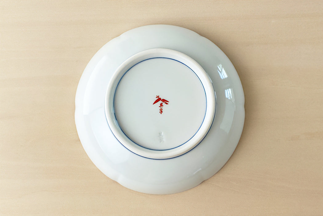 アウトレット】錦日輪赤玉瓔珞文 銘々皿（径15cm）｜有田焼なら