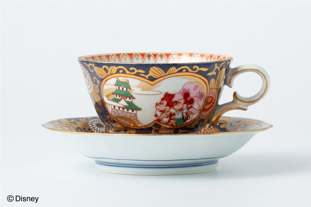 Rinpa Ko-Imari style [tea bowl and plate]