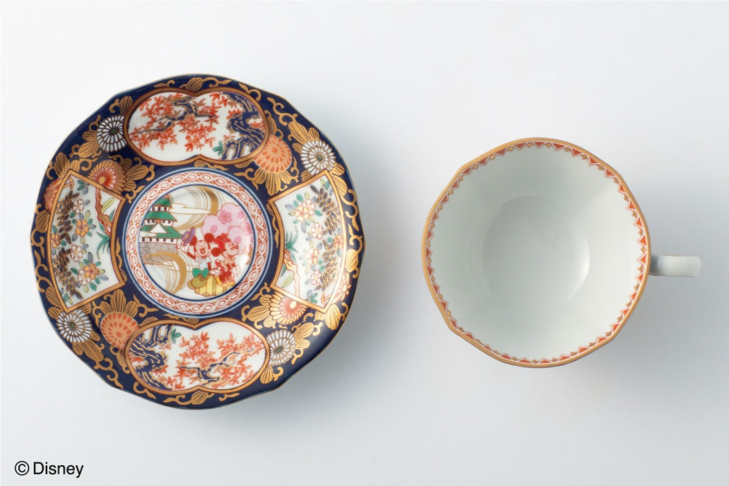 Rinpa Ko-Imari style [tea bowl and plate]