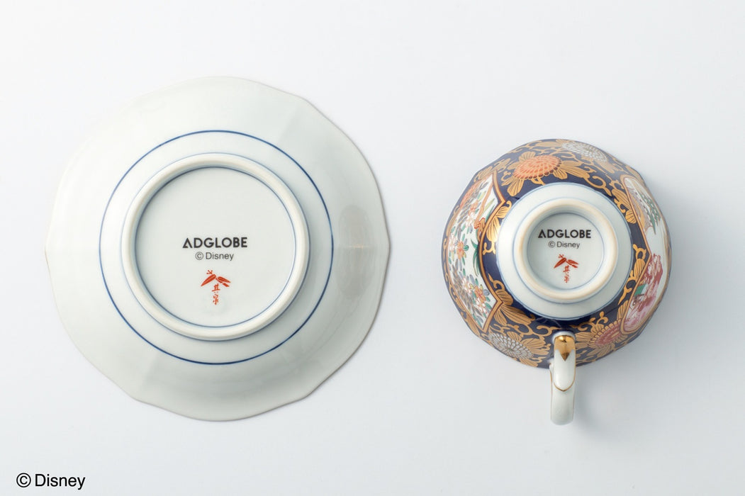 Rinpa Ko-Imari style [tea bowl and plate]