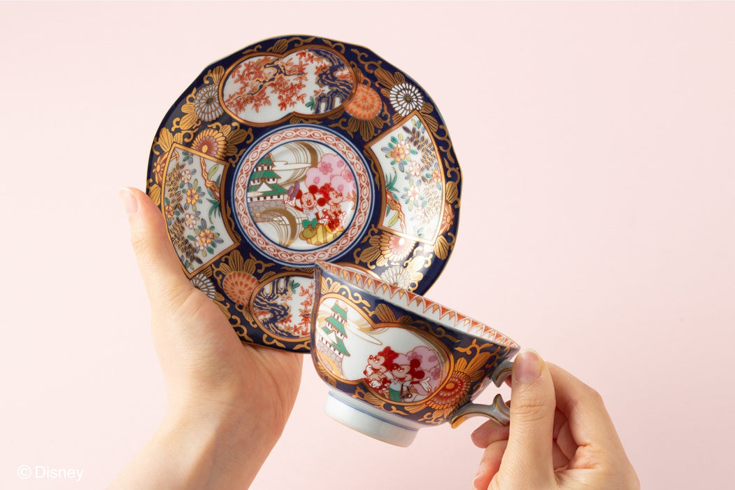 Rinpa Ko-Imari style [tea bowl and plate]