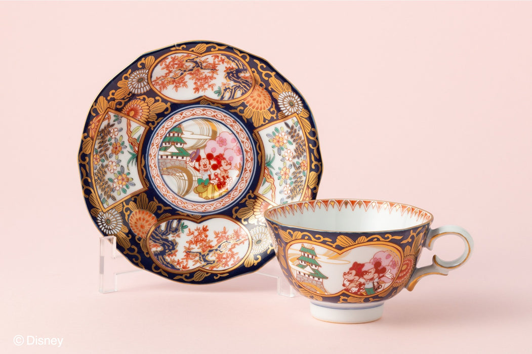 Rinpa Ko-Imari style [tea bowl and plate]