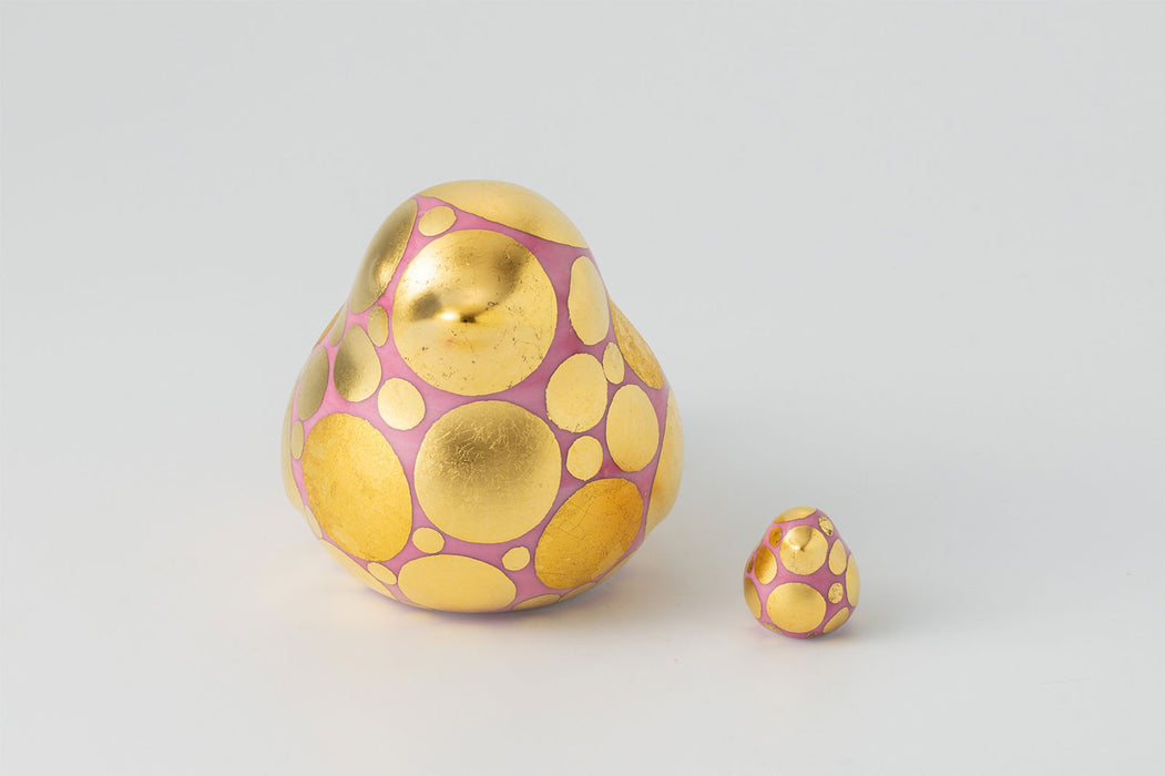 momoco bird【小野鉄兵／金襴手ドット(ピンク)】ミニbird付