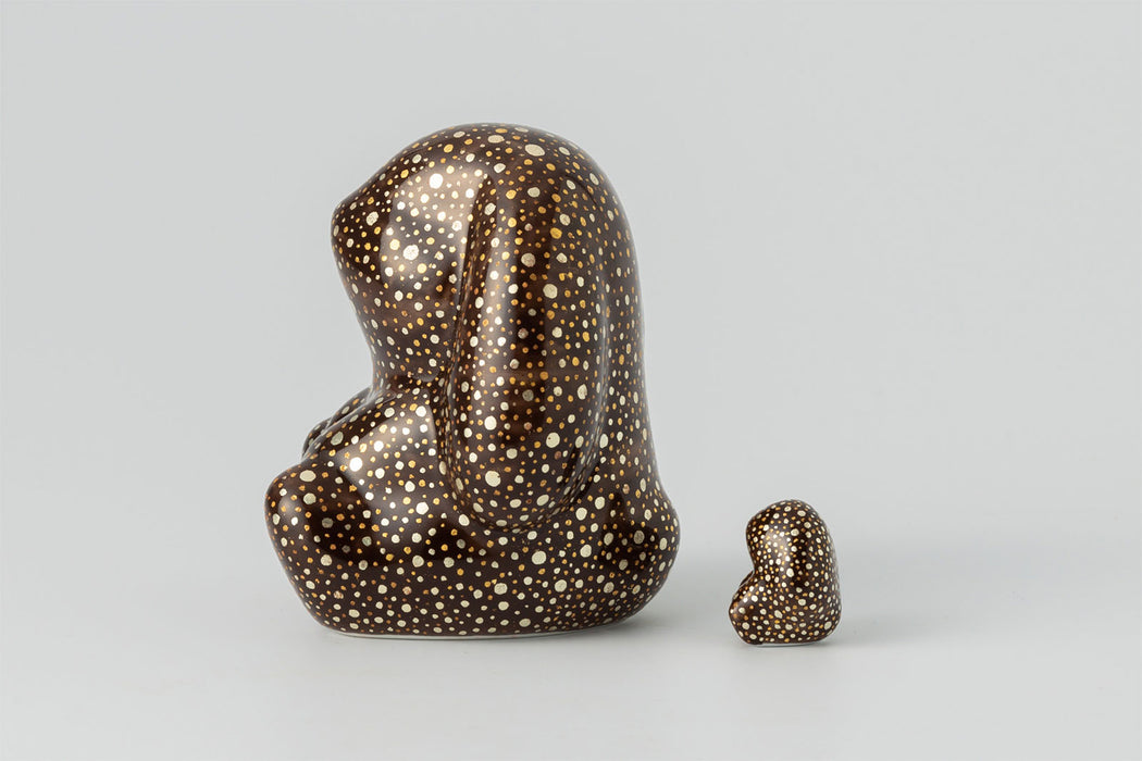 momoco rabbit 【小野鉄兵／金銀襴手 小ドット】ミニrabbit付