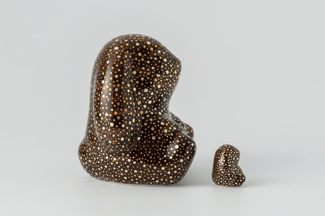 momoco rabbit 【小野鉄兵／金銀襴手 小ドット】ミニrabbit付