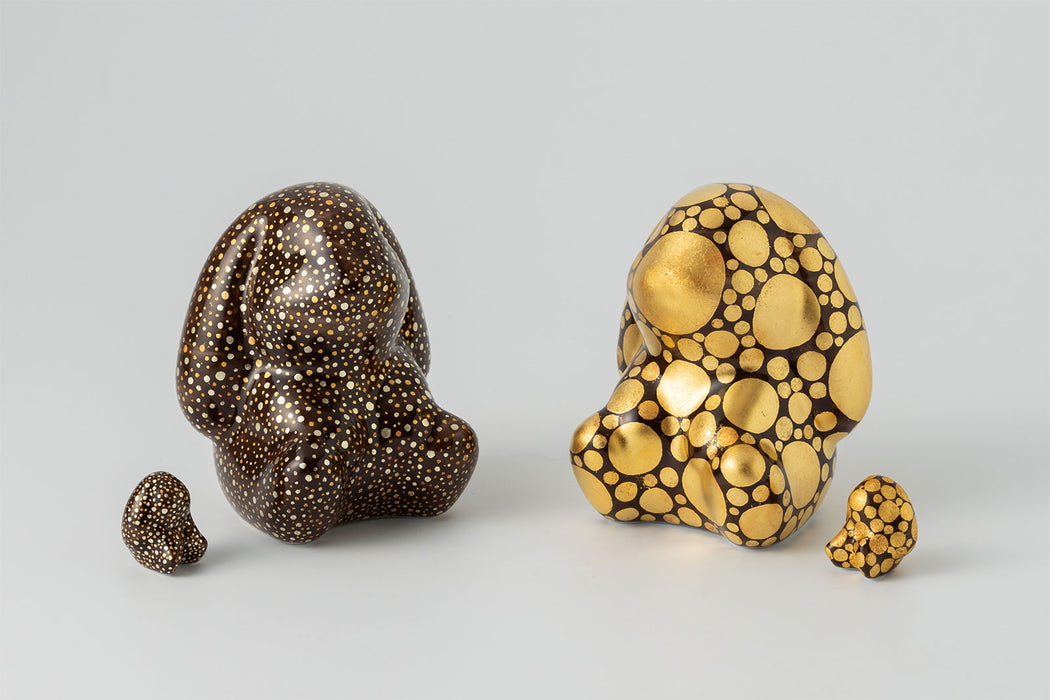 momoco rabbit 【小野鉄兵／金銀襴手 小ドット】ミニrabbit付