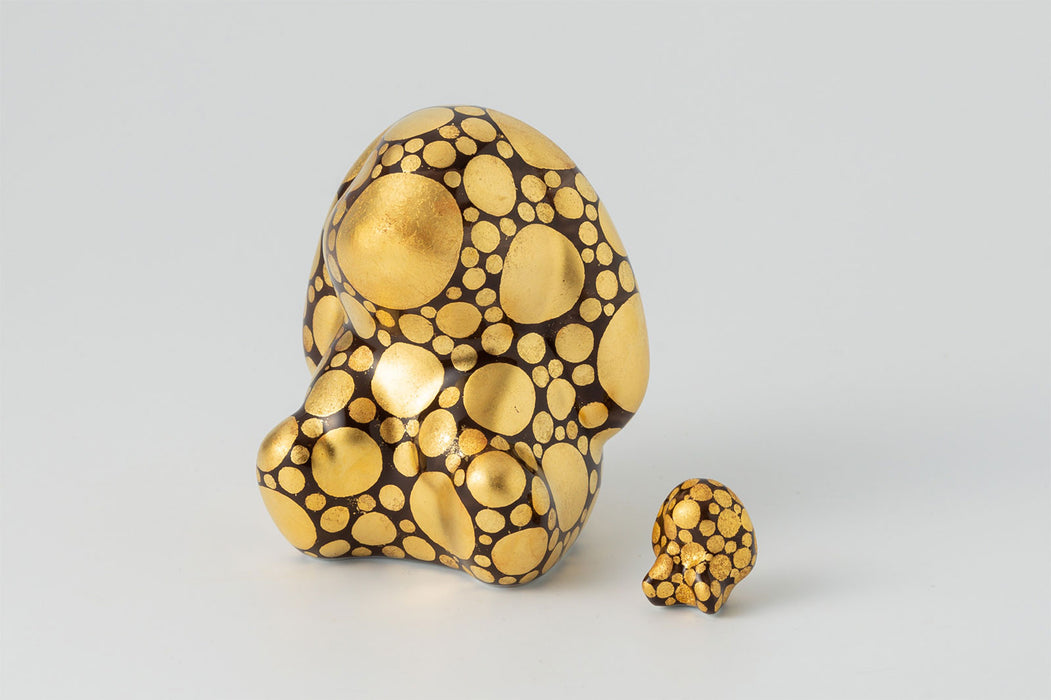 momoco rabbit 【小野鉄兵／金襴手 大小ドット】ミニrabbit付