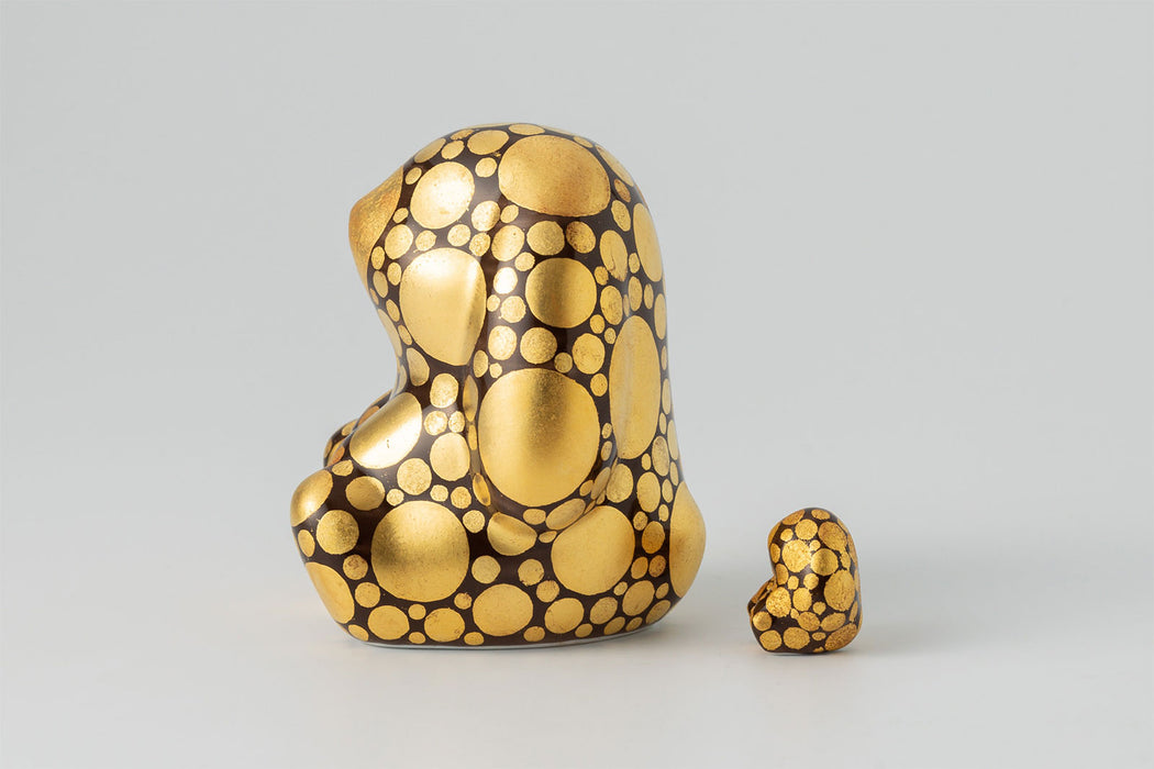 momoco rabbit 【小野鉄兵／金襴手 大小ドット】ミニrabbit付