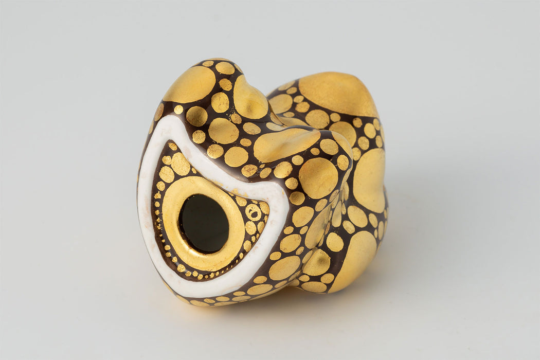 momoco rabbit 【小野鉄兵／金襴手 大小ドット】ミニrabbit付