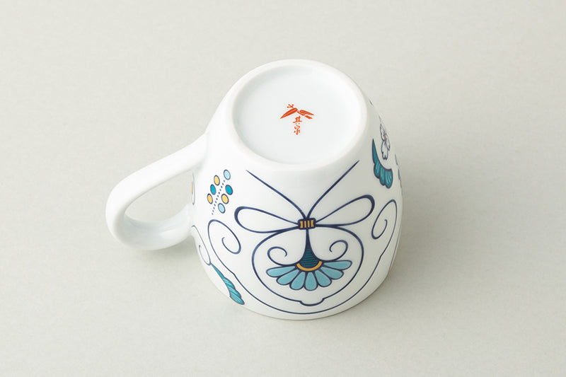 Yuikaraksa [Mug] Hanasa Negi (with lid and SS tea strainer)