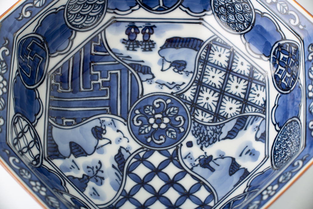 平戸祥瑞【八角鉢(大)】