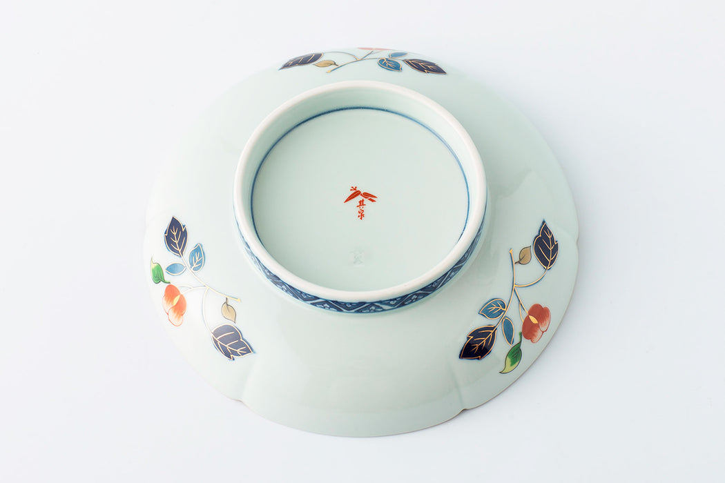 Gokunishiki gold colored Old Imari style [Assorted Japanese plates (5 pieces)] In wooden box