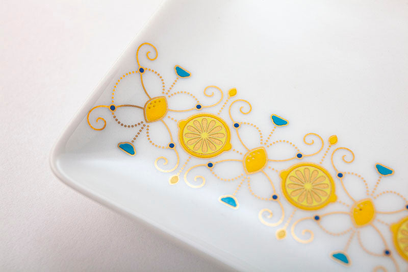Fruit Lemon [Small Plate with 瓔珞文]