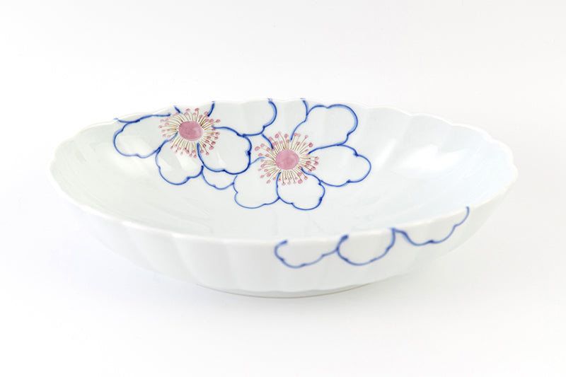 Fuyo [Chrysanthemum oval bowl]