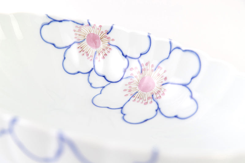 Fuyo [Chrysanthemum oval bowl]