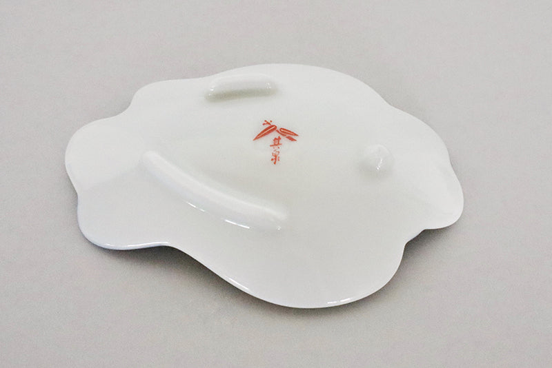 Zodiac bean small plate [Tatsu (red)]