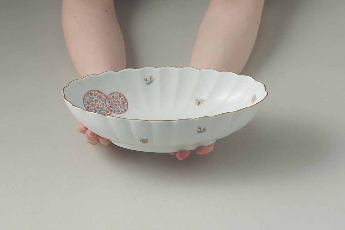 花だより【盛鉢】｜有田焼なら賞美堂本店オンラインショップ