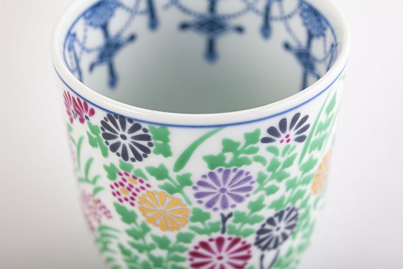 Autumn grass pattern [Tean cup, large]