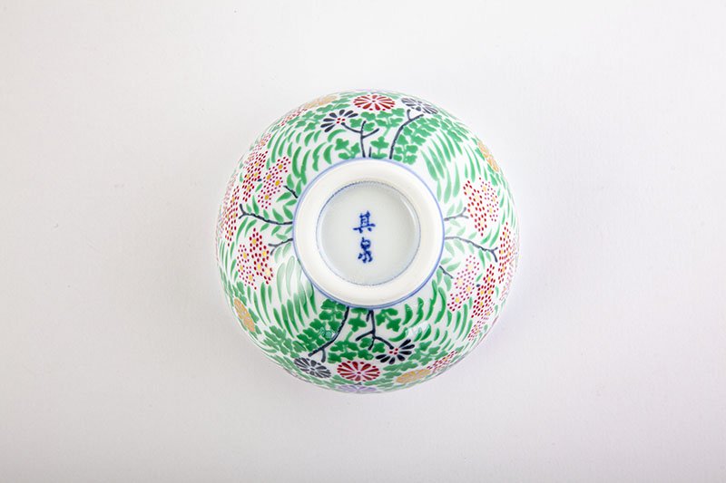 Autumn grass pattern [rice bowl, small]