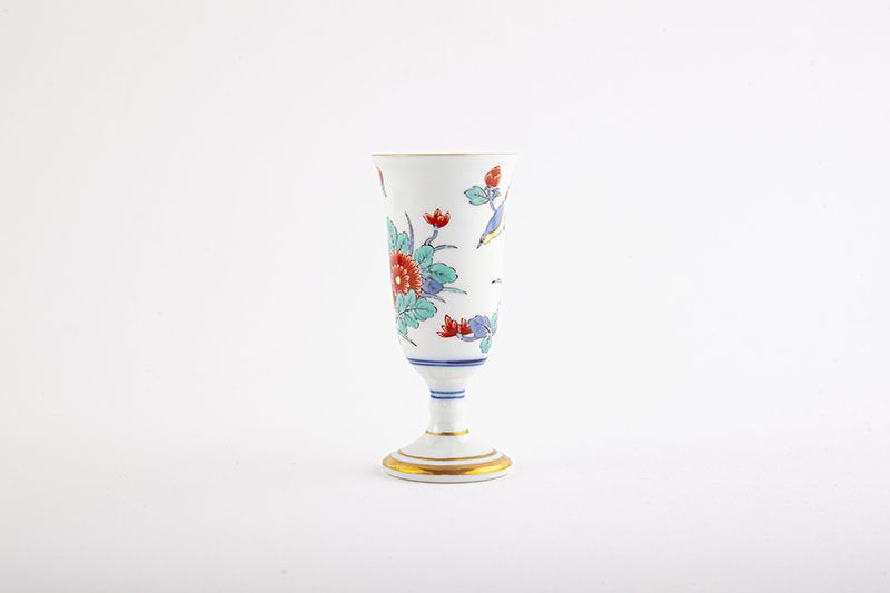 Somenishiki peony pattern [wine cup, small]