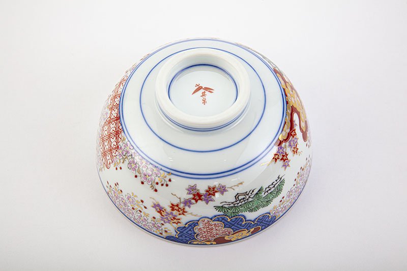 Spring and autumn pattern [rice bowl, large]