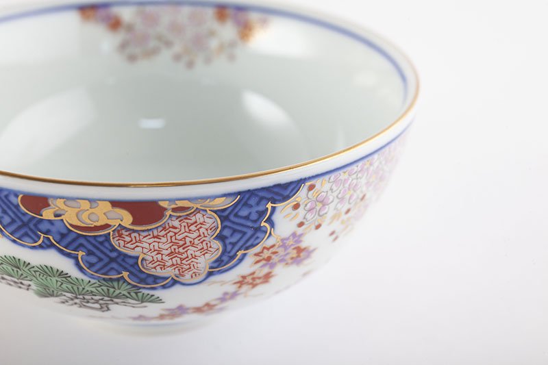 Spring and autumn pattern [rice bowl, small]
