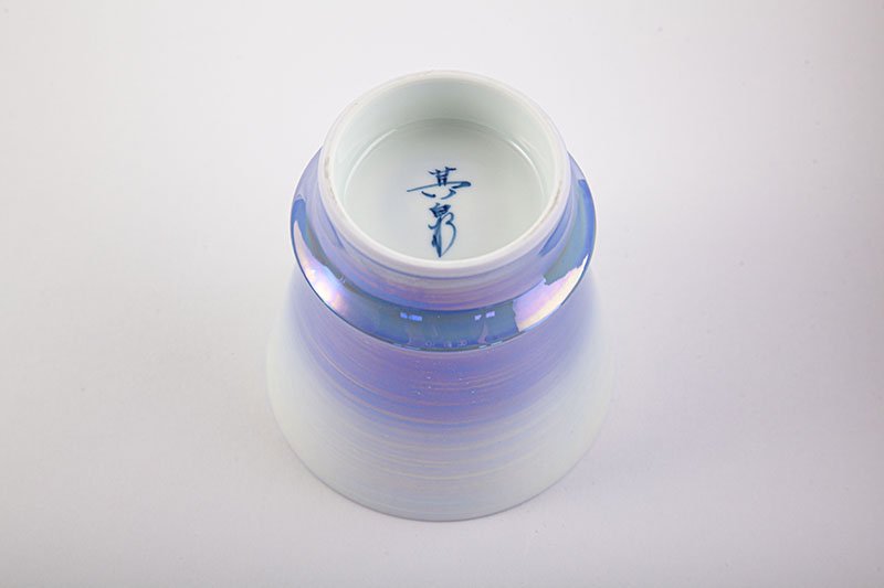 Takumi no Kura Supreme Shochu Glass [Shobido Original Pattern Aurora Blue]