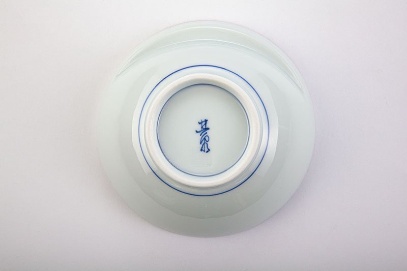 Cacomi - Kakomi - [Pot plate 13.5cm] Hanazume blue