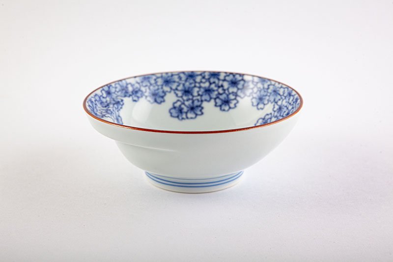 Cacomi - Kakomi - [Pot plate 13.5cm] Hanazume blue