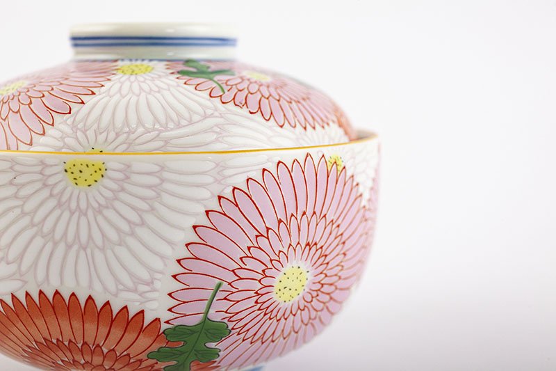 Full of colored chrysanthemums [small lid]