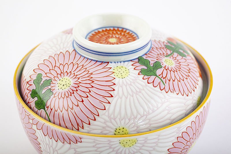 Full of colored chrysanthemums [small lid]