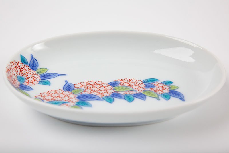 Kiseniro Nabeshima [Oval-shaped small plate (kotemari)]