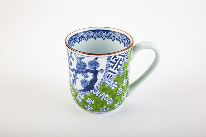 Ryokuno Shouzui Plum Blossom Bird Mug