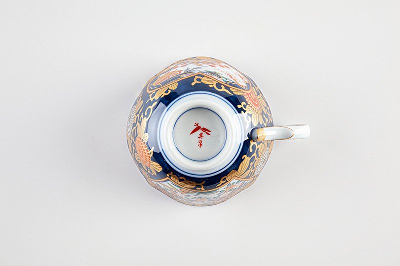 Rinpa Ko-Imari style [tea bowl and plate]