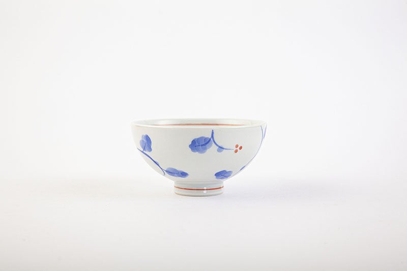 Kofuku tea bowl Ko (mouse), red