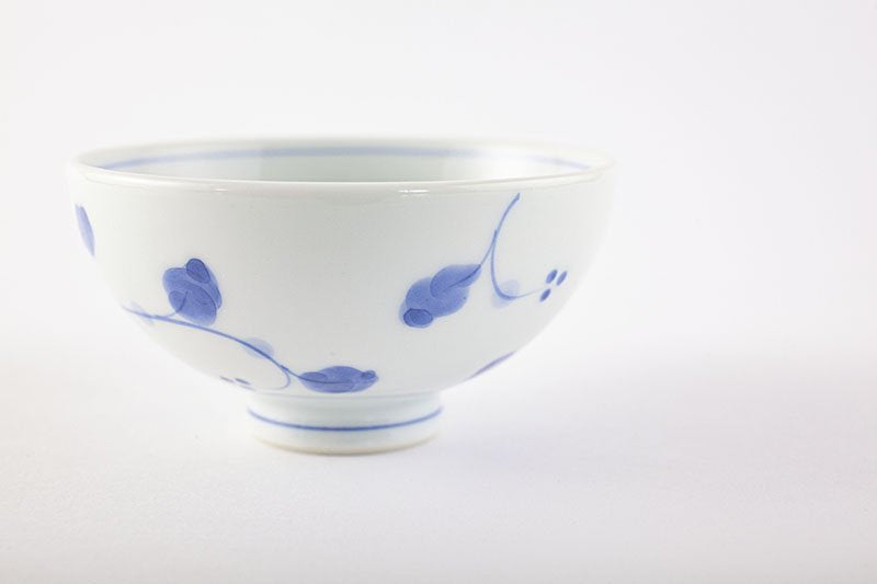 Kofuku Tea Bowl Snake/Blue