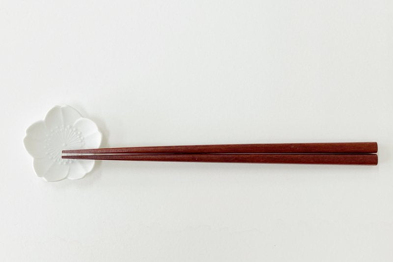 花形箸置  唐焼  -桜-
