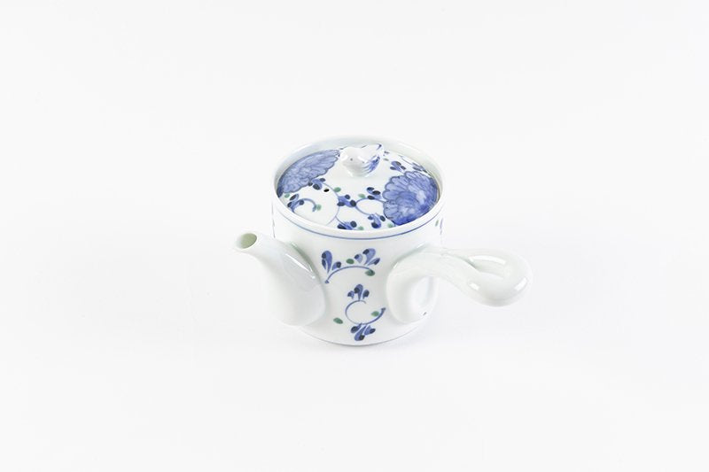 Flower arabesque [Chidori teapot and SS tea strainer included]