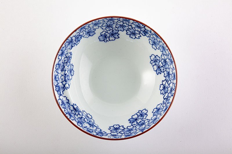 Cacomi [Pot plate 13.5cm] Flower filling blue/red 2-piece set