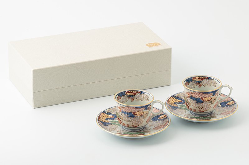 Shunjubun [Coffee bowl and plate set of 2]