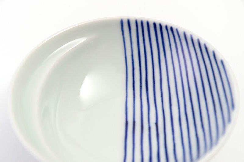 Cacomi [Pot tray 13.5cm] Striped blue