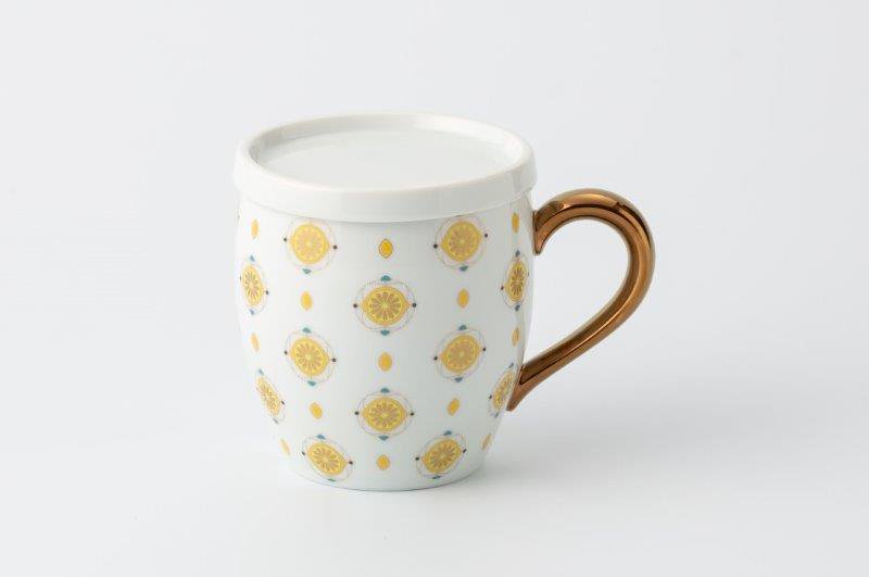 Fruit lemon [mug] (with lid)