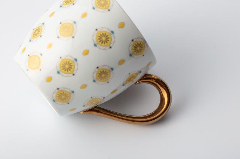Fruit lemon [mug] (with lid and SS tea strainer)