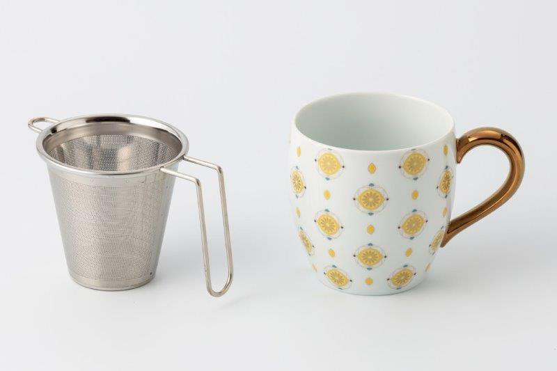 Fruit lemon [mug] (with SS tea strainer)