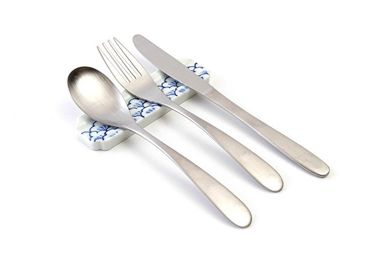 Cutlery rest dyed flower Seigaiha